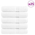 vidaXL Ręczniki premium, SOLUND, 25 szt., białe, 70x140 cm, 600 g/m²