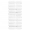 vidaXL Ręczniki premium, SOLUND 10 szt., białe, 100x150 cm, 600 g/m²