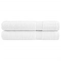 vidaXL Ręczniki premium, SOLUND, 2 szt., białe, 100x200 cm, 600 g/m²