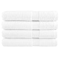 vidaXL Ręczniki premium, SOLUND, 4 szt., białe, 100x200 cm, 600 g/m²