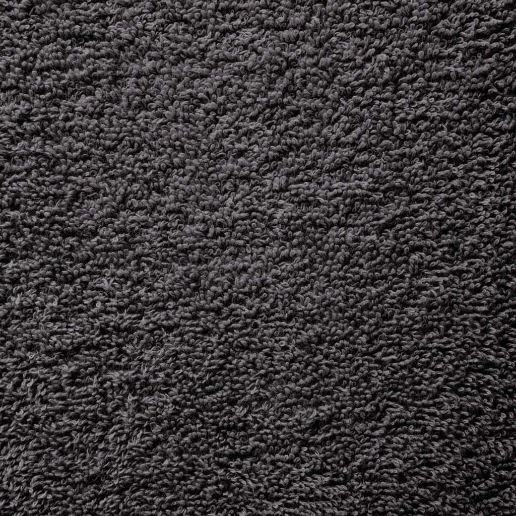vidaXL Ręczniki toaletowe Premium, SOLUND 10 szt. Antracyt 30x30cm 600 g/m²