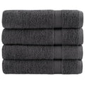 vidaXL Ręczniki premium, SOLUND, 4 szt., antracytowe, 70x140 cm, 600 g/m²
