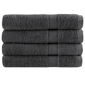 vidaXL Ręczniki premium, SOLUND, 4 szt., antracytowe, 80x200 cm, 600 g/m²