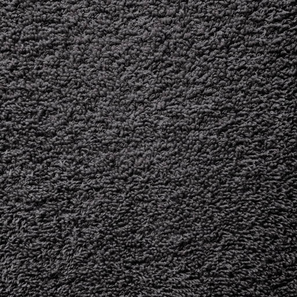 vidaXL Ręczniki premium, SOLUND, 4 szt., antracytowe, 80x200 cm, 600 g/m²