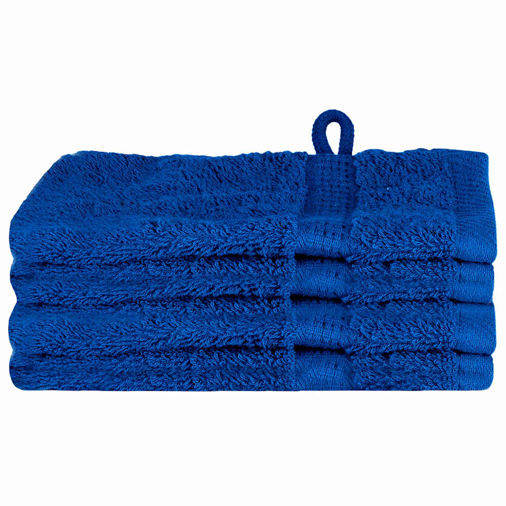 vidaXL Ręcznik Gościnny SOLUND 4 szt. Niebieski 15 x 21 cm 550 gsm