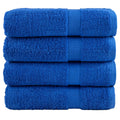 vidaXL Ręczniki premium, SOLUND, 4 szt., niebieskie, 50x100 cm, 600 g/m²