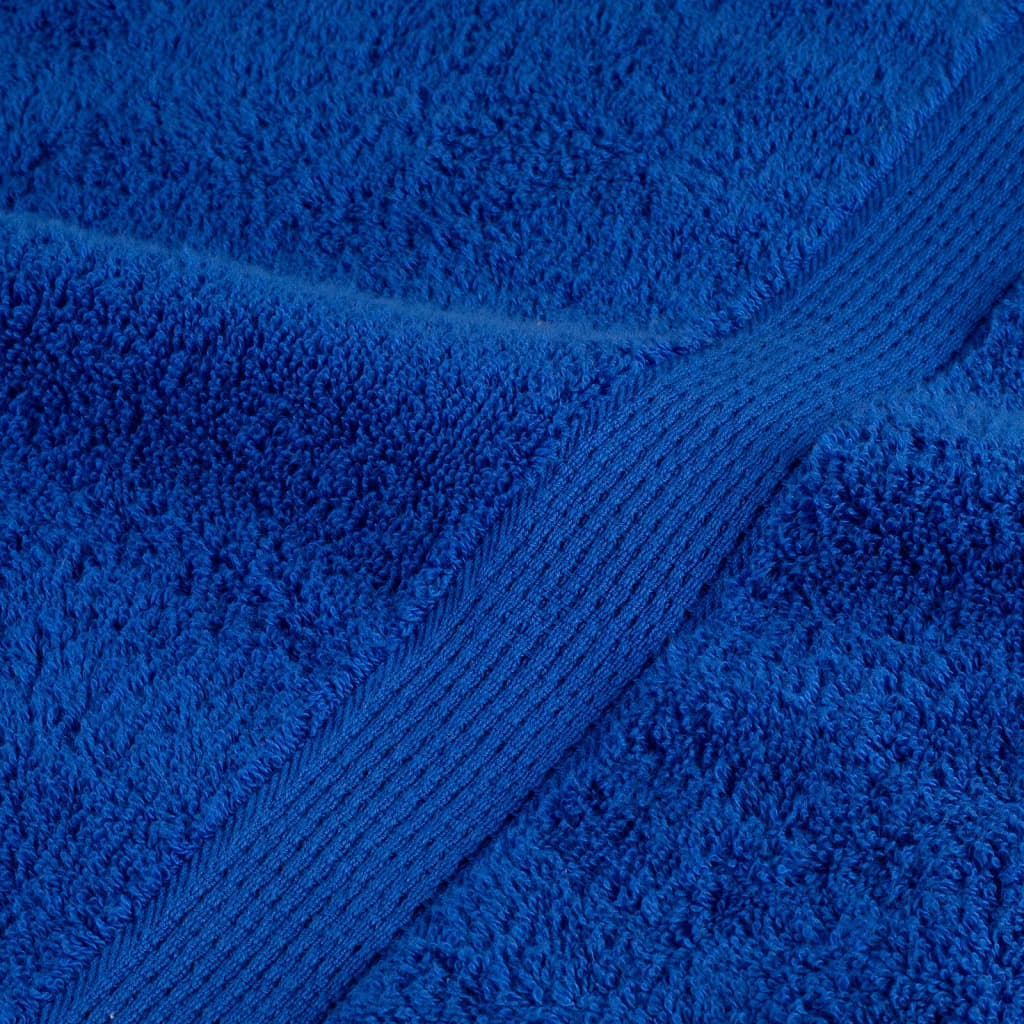 vidaXL Ręczniki premium, SOLUND, 4 szt., niebieskie, 50x100 cm, 600 g/m²