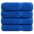 vidaXL Ręczniki premium, SOLUND, 4 szt., niebieskie, 100x150 cm, 600 g/m²