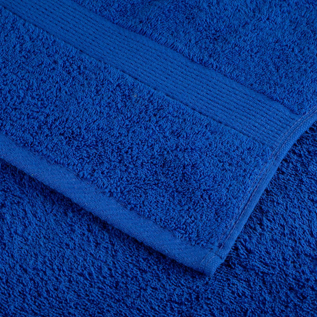 vidaXL Ręczniki premium, SOLUND, 2 szt., niebieskie, 80x200 cm, 600 g/m²