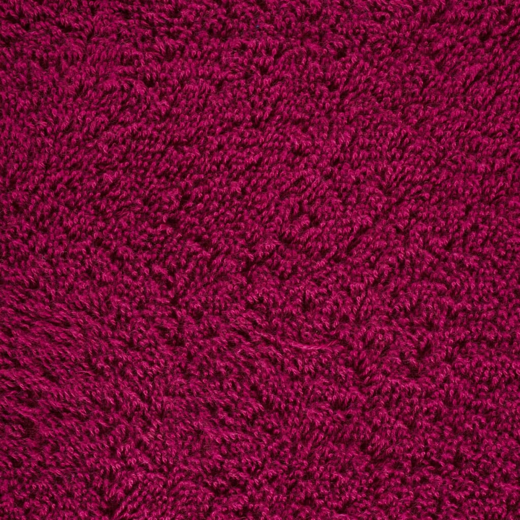 vidaXL Ręczniki premium, SOLUND, 2 szt., bordowe, 50x100 cm, 600 g/m²