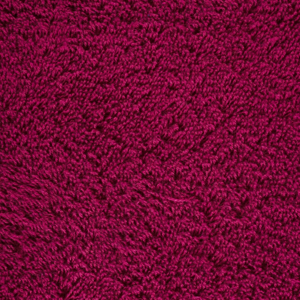 vidaXL Ręczniki premium, SOLUND, 10 szt., bordowe, 70x140 cm, 600 g/m²