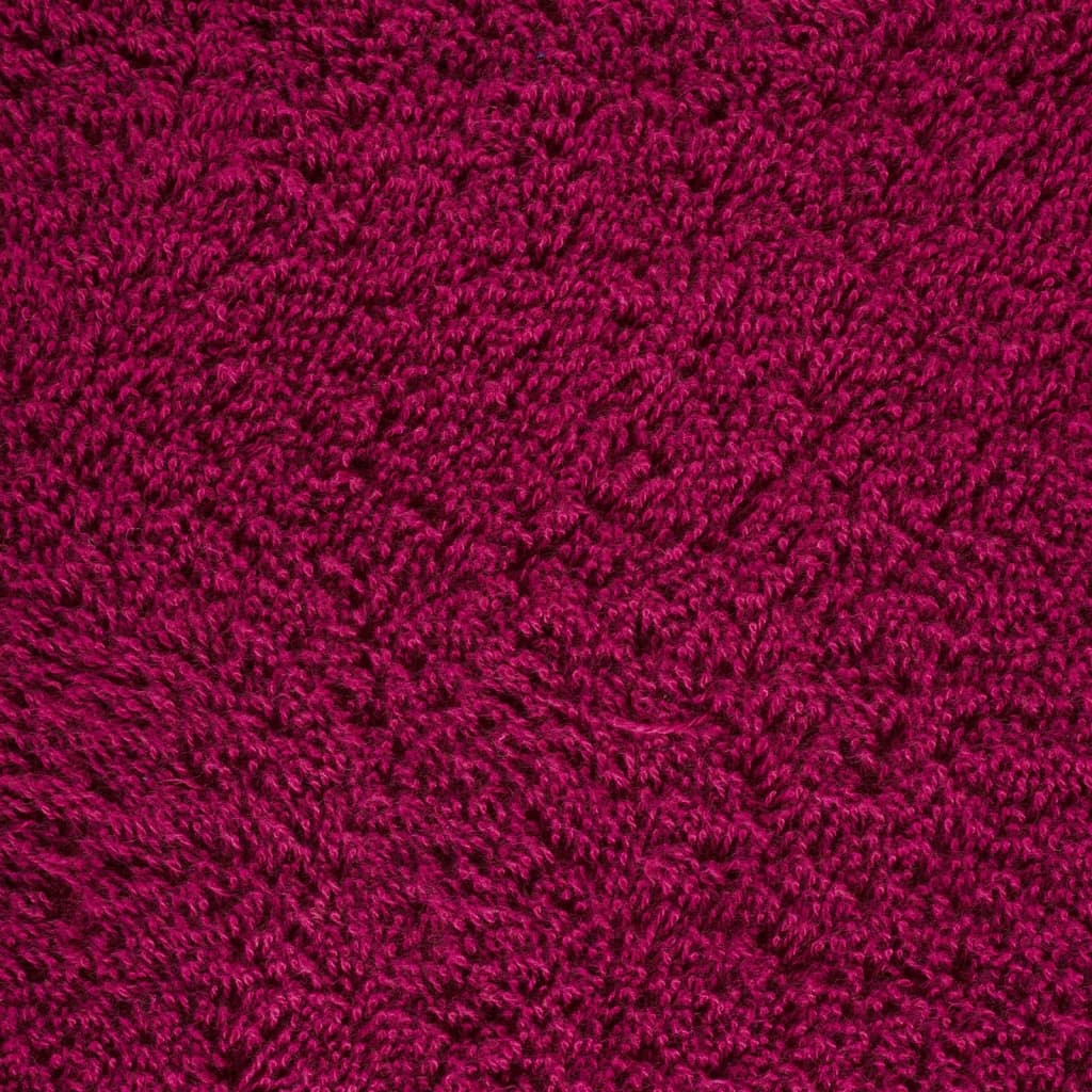 vidaXL Ręczniki premium, SOLUND 10 szt., bordowe, 100x200 cm, 600 g/m²