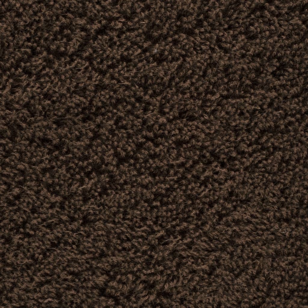 vidaXL Ręczniki toaletowe Premium, SOLUND 4 szt. Brązowe 30x30cm 600 g/m²