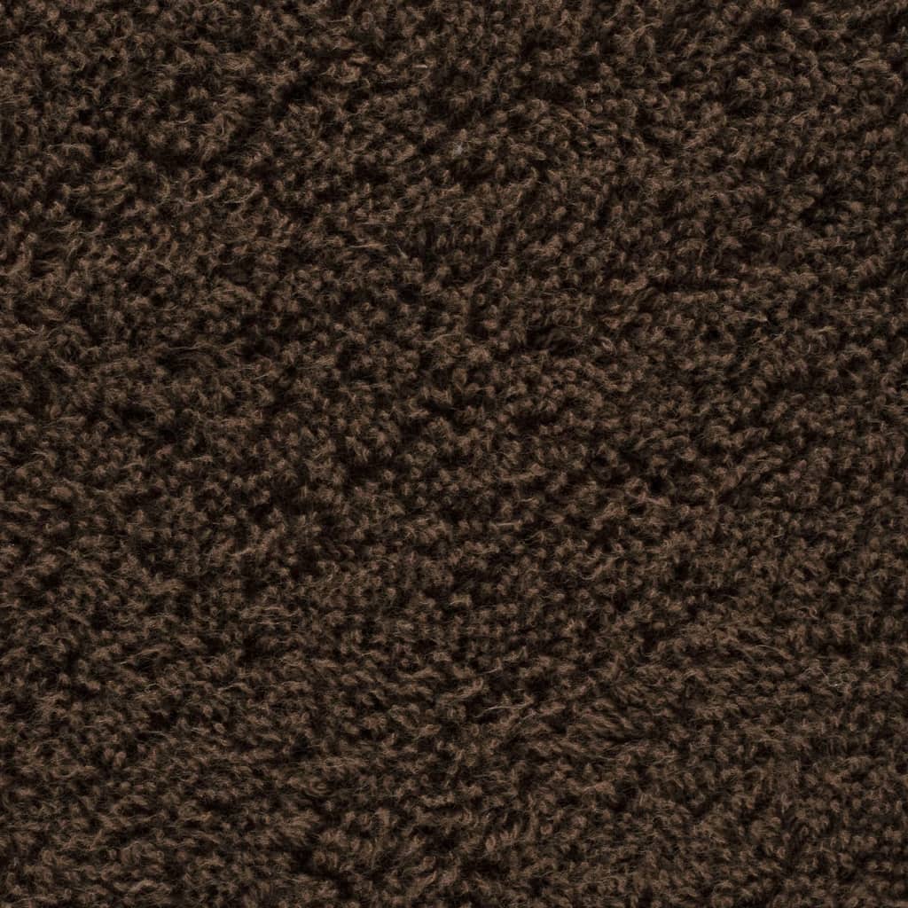 vidaXL Ręczniki myjące Premium, SOLUND 10 szt. Brązowe 30x30cm 600 g/m²