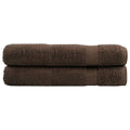 vidaXL Ręczniki premium, SOLUND, 2 szt., brązowe, 80x200 cm, 600 g/m²