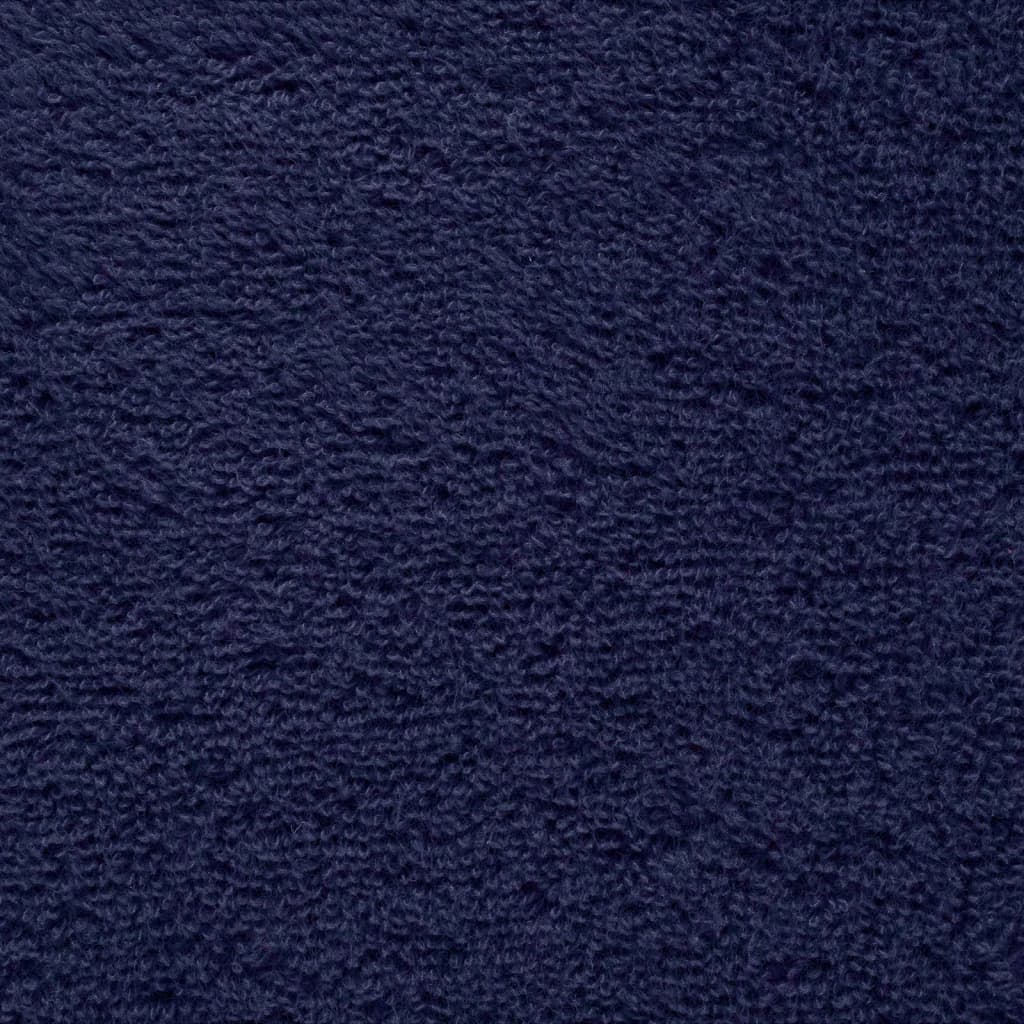 vidaXL Ręczniki premium, SOLUND, 4 szt., granatowe, 70x140 cm, 600 g/m²