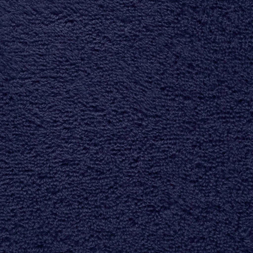 vidaXL Ręczniki premium, SOLUND, 4 szt., granatowe, 100x150 cm, 600 g/m²