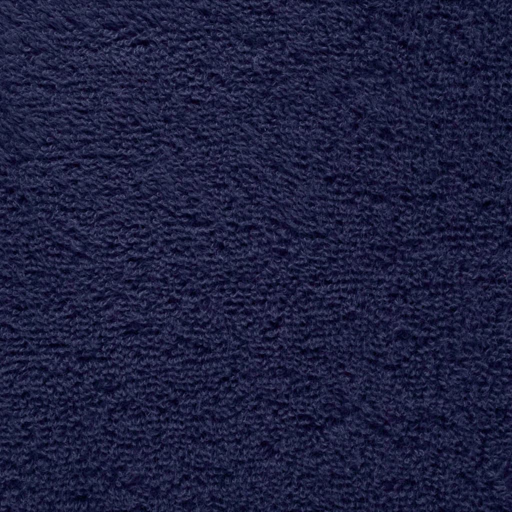 vidaXL Ręczniki premium, SOLUND, 4 szt., granatowe, 100x200 cm, 600 g/m²