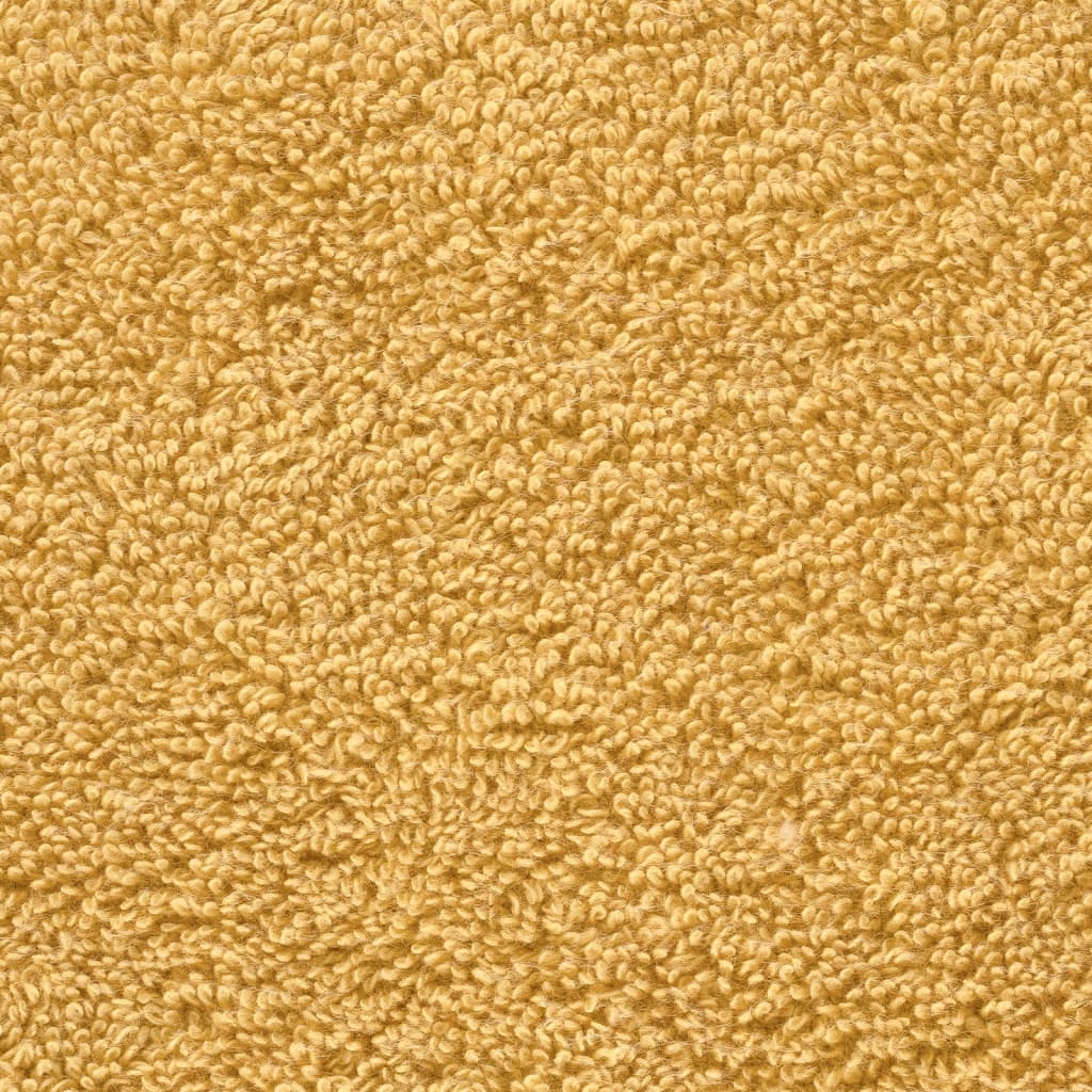vidaXL Ręczniczki premium, SOLUND, 2 szt., złote, 30x50 cm, 600 g/m²