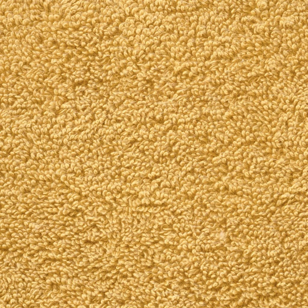 vidaXL Ręczniczki premium, SOLUND, 4 szt., złote, 30x50 cm, 600 g/m²