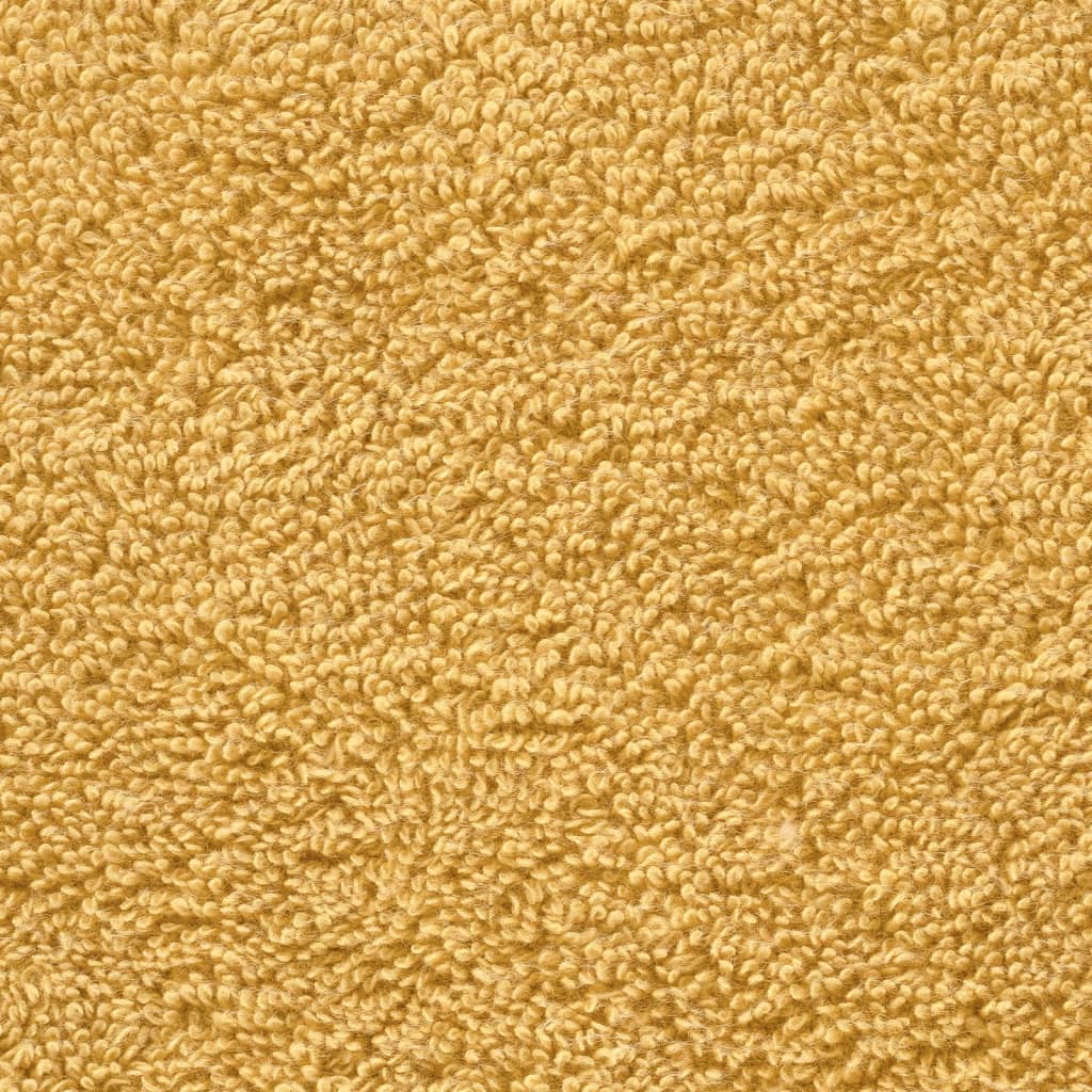 vidaXL Ręczniki premium, SOLUND, 4 szt., złote, 100x150 cm, 600 g/m²