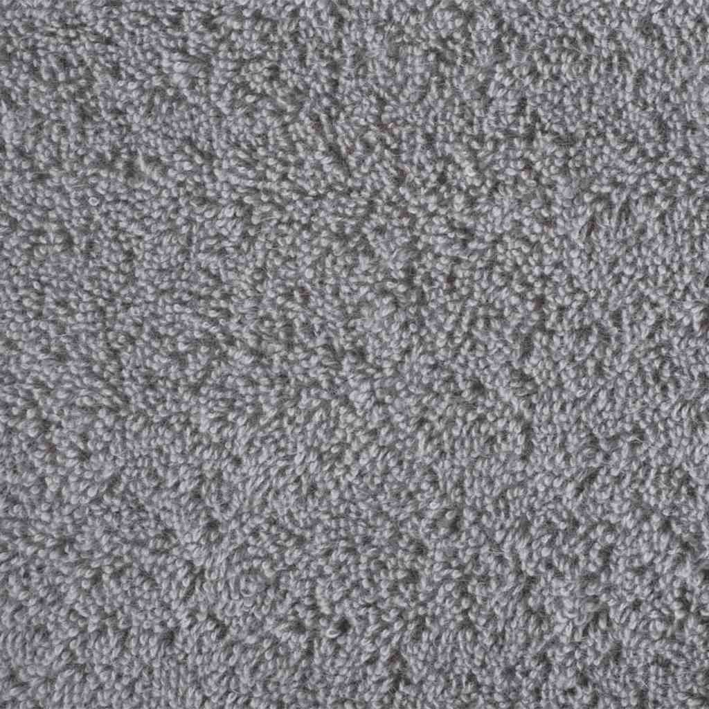 vidaXL Ręcznik Gościnny SOLUND 10 szt. Szary 15 x 21 cm 550 gsm