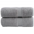 vidaXL Ręczniki toaletowe Premium, SOLUND 2 szt. Szare 30x30cm 600 g/m²