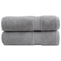 vidaXL Ręczniki premium, SOLUND, 2 szt., szare, 50x100 cm, 600 g/m²