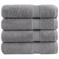 vidaXL Ręczniki premium, SOLUND, 4 szt., szare, 50x100 cm, 600 g/m²
