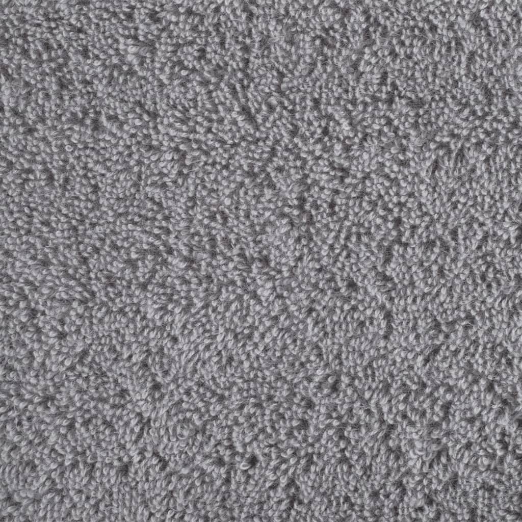vidaXL Ręczniki premium, SOLUND, 2 szt., szare, 70x140 cm, 600 g/m²