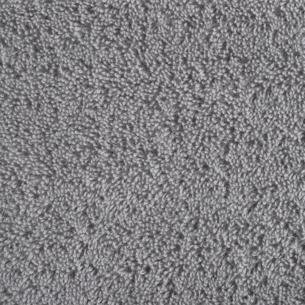 vidaXL Ręczniki premium, SOLUND, 4 szt., szare, 70x140 cm, 600 g/m²
