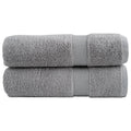 vidaXL Ręczniki premium, SOLUND, 2 szt., szare, 100x150 cm, 600 g/m²