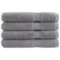 vidaXL Ręczniki premium, SOLUND, 4 szt., szare, 80x200 cm, 600 g/m²