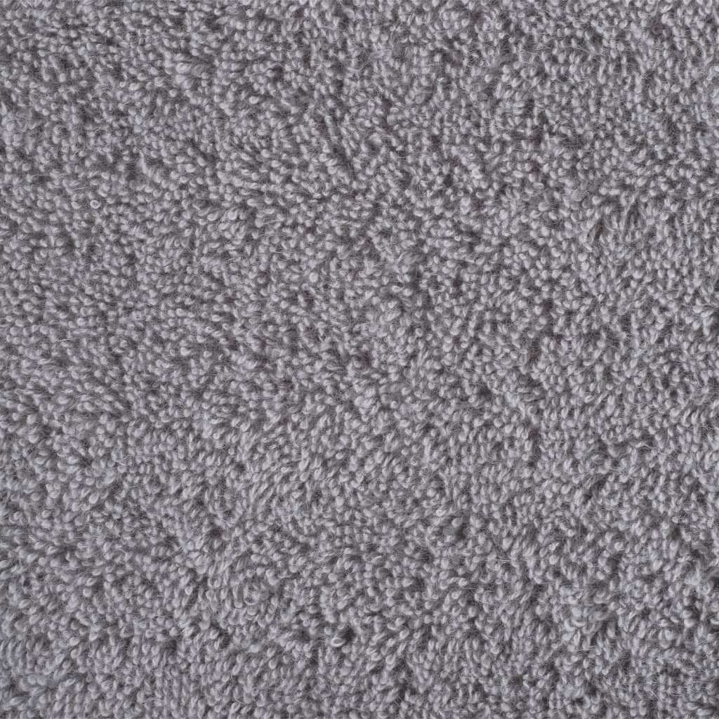 vidaXL Ręczniki premium, SOLUND, 4 szt., szare, 80x200 cm, 600 g/m²