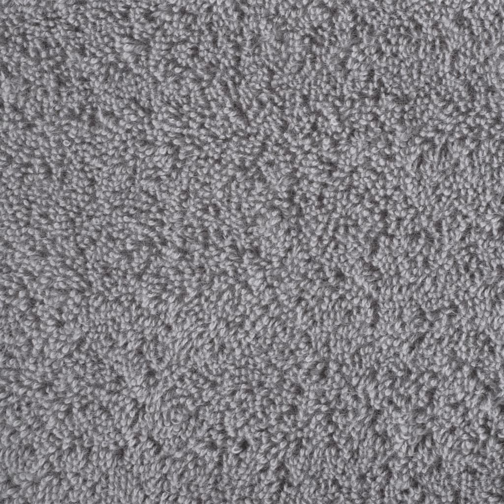 vidaXL Ręczniki premium, SOLUND, 2 szt., szare, 100x200 cm, 600 g/m²