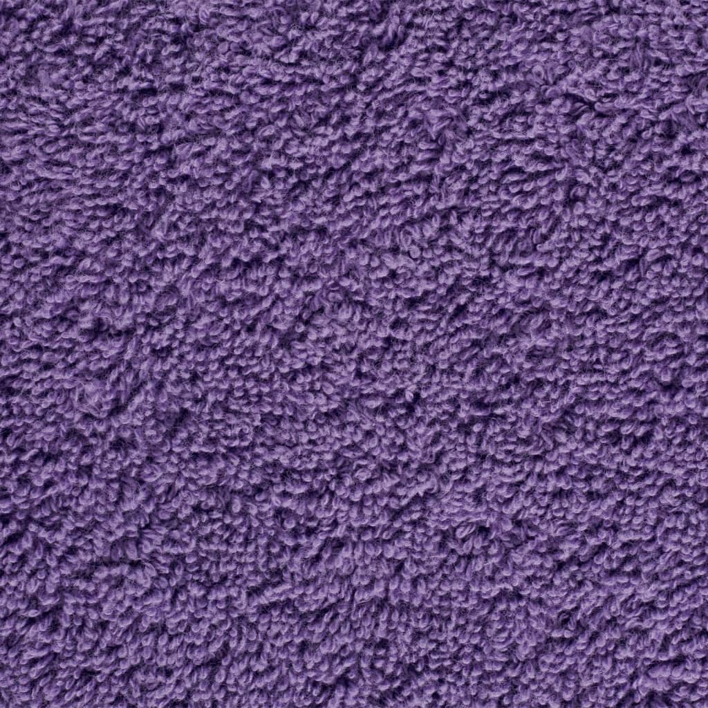 vidaXL Ręczniki premium SOLUND 4 szt., fioletowe, 50x100 cm, 600 g/cm²