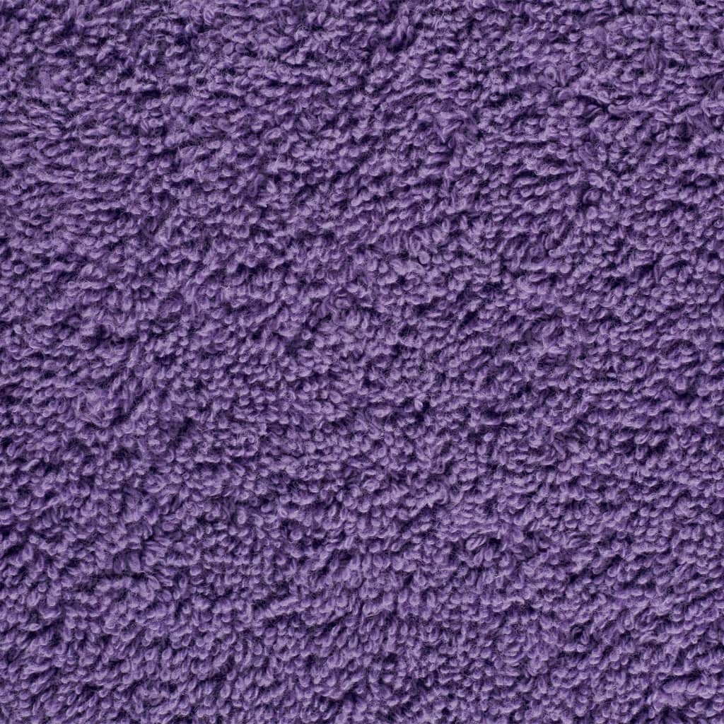 vidaXL Ręczniki premium SOLUND 2 szt., fioletowe, 70x140 cm, 600 g/cm²