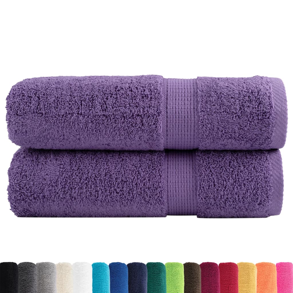 vidaXL Ręczniki premium, SOLUND, 2 szt., 100x150 cm, 600 g/m²