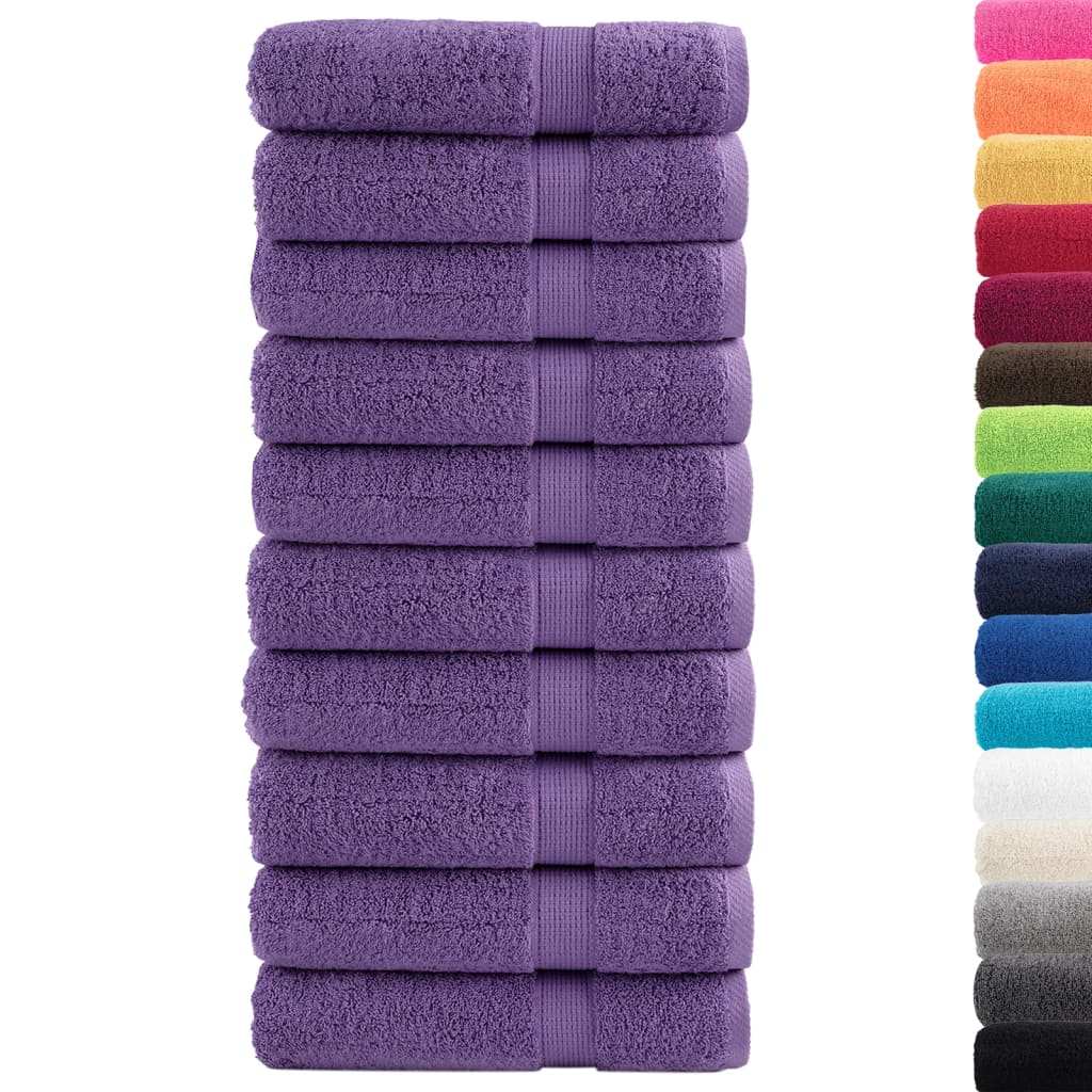 vidaXL Ręczniki premium, SOLUND 10 szt., 100x150 cm, 600 g/m²
