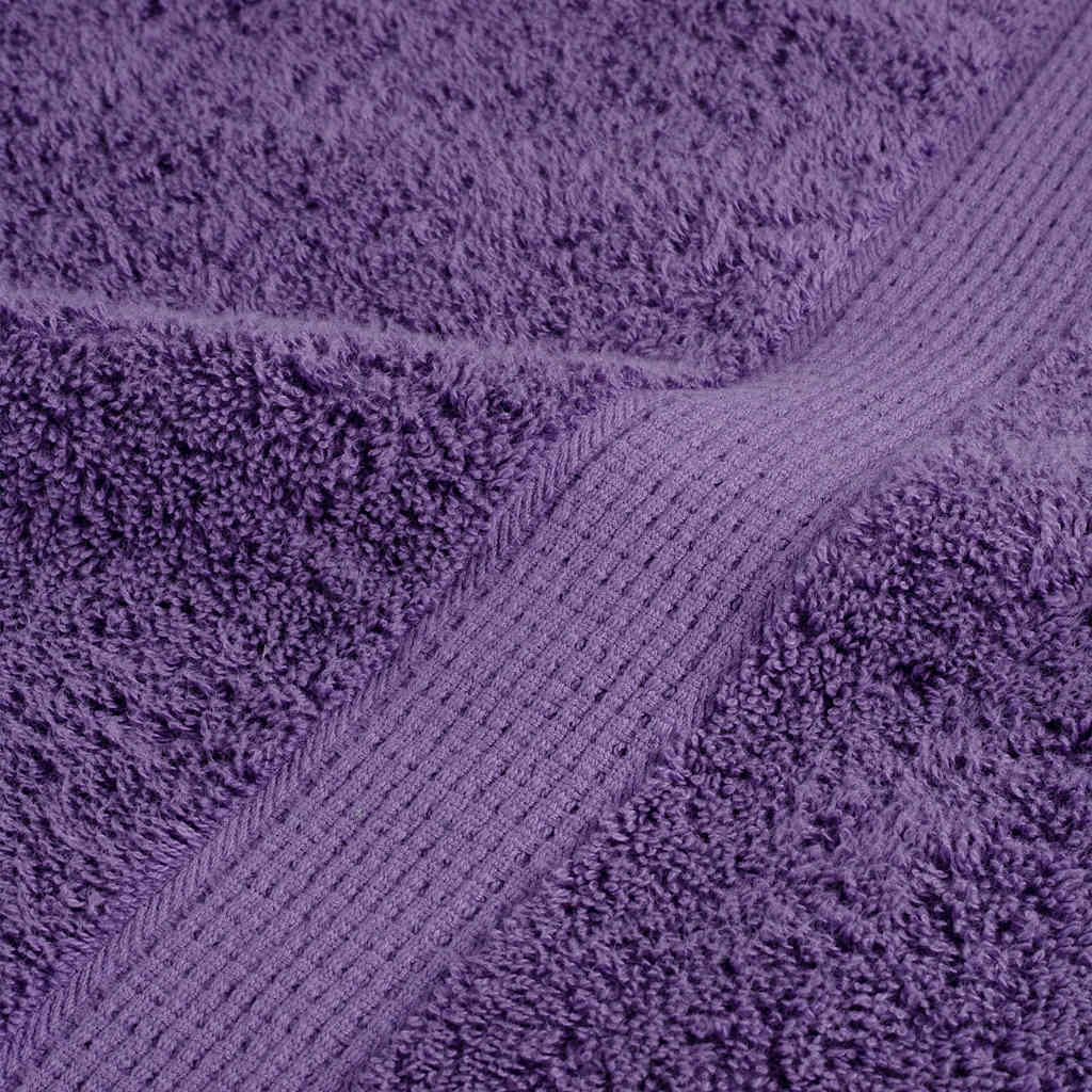 vidaXL Ręczniki premium SOLUND 2 szt., fioletowe, 80x200 cm, 600 g/cm²