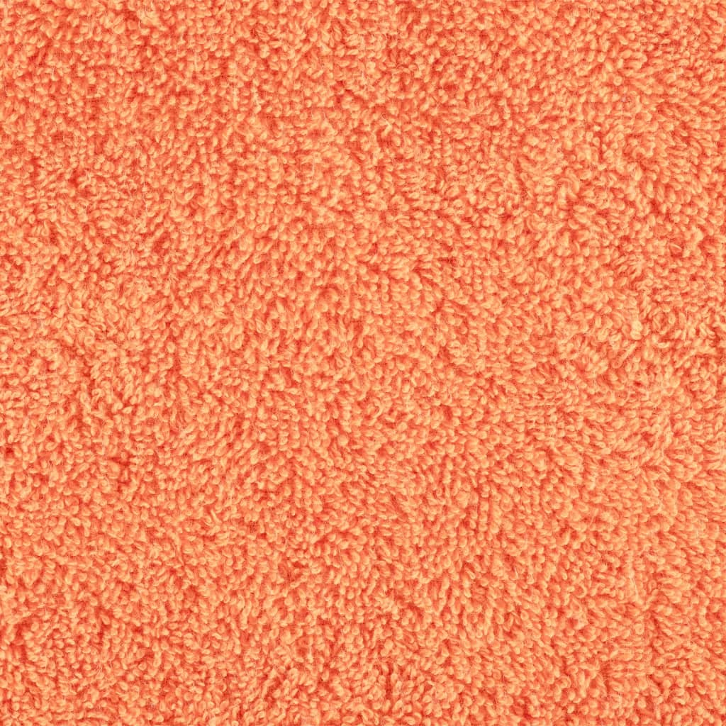 vidaXL Ręczniczki premium SOLUND, 4 szt., pomarańczowe, 30x50 cm
