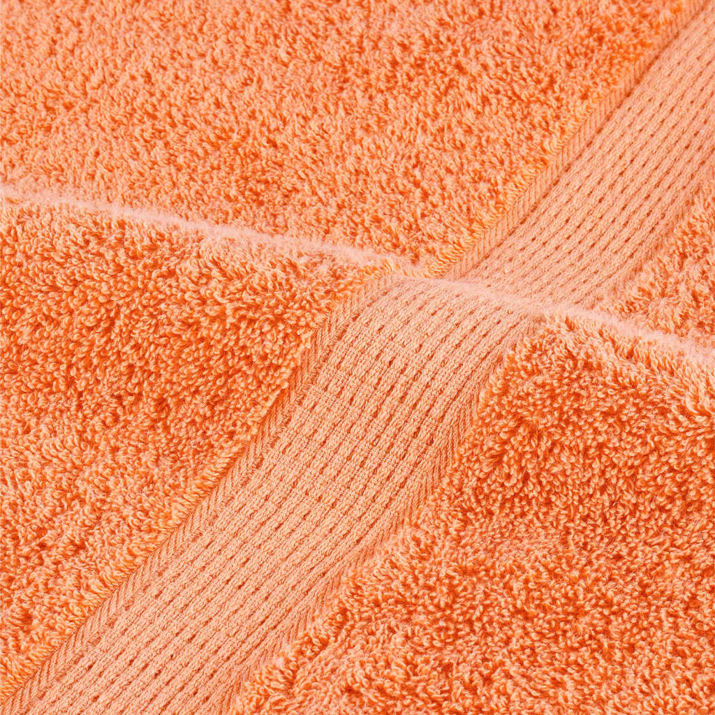 vidaXL Ręczniczki premium SOLUND, 4 szt., pomarańczowe, 30x50 cm