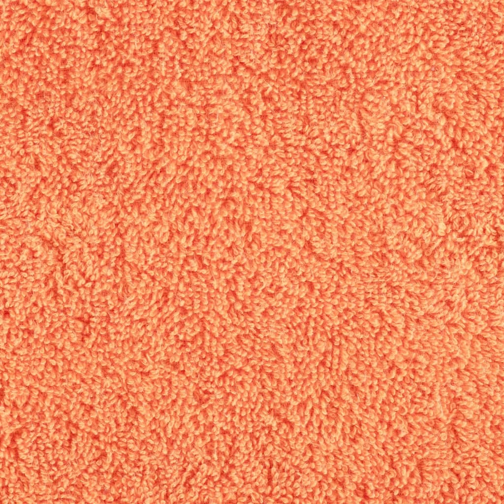 vidaXL Ręczniczki premium SOLUND, 10 szt., pomarańczowe, 30x50 cm