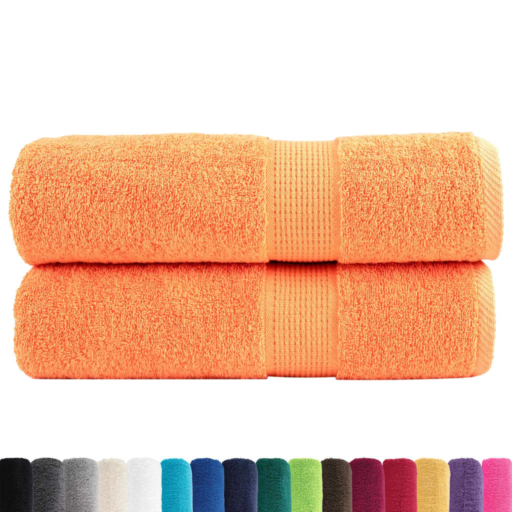 vidaXL Ręczniki premium, SOLUND, 2 szt., 100x150 cm, 600 g/m²