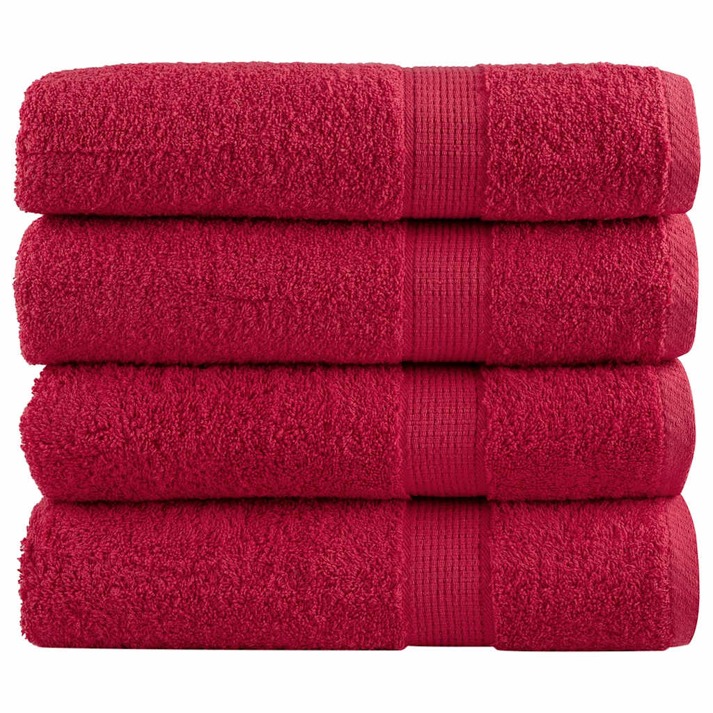 vidaXL Ręczniki premium, SOLUND, 4 szt., 100x150 cm, 600 g/m²