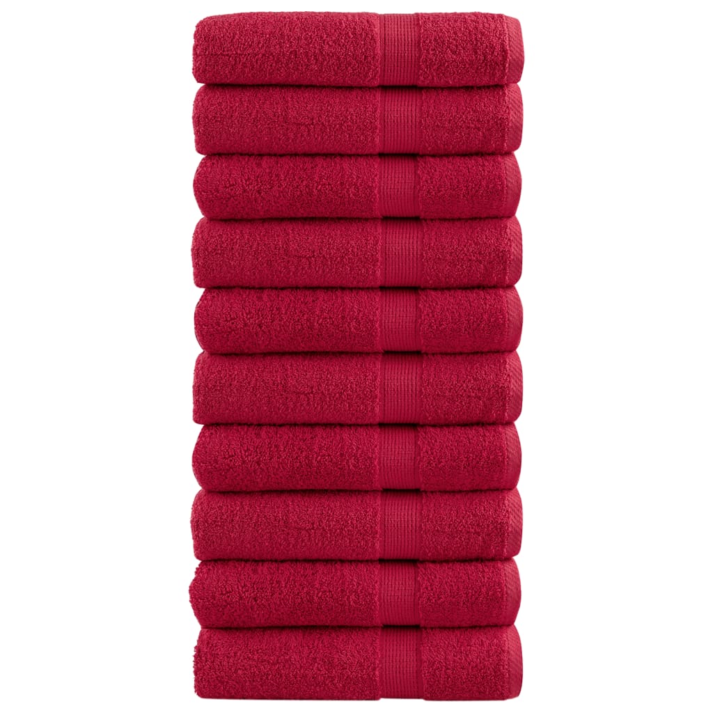 vidaXL Ręczniki premium, SOLUND 10 szt., 100x150 cm, 600 g/m²
