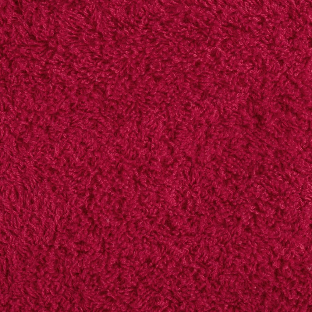 vidaXL Ręczniki premium SOLUND, 2 szt., czerwone, 80x200 cm, 600 g/cm²