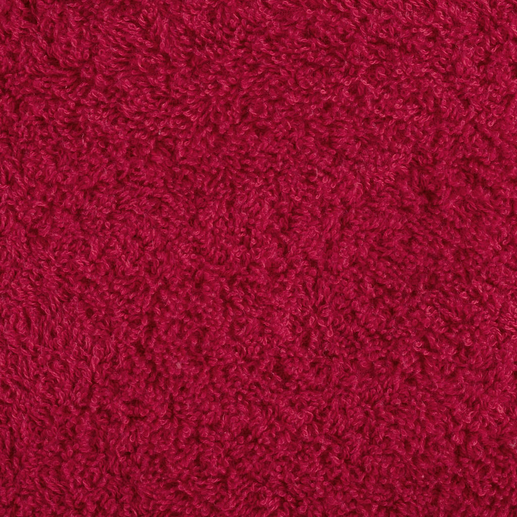 vidaXL Ręczniki premium SOLUND 10 szt., czerwone, 80x200 cm, 600 g/cm²