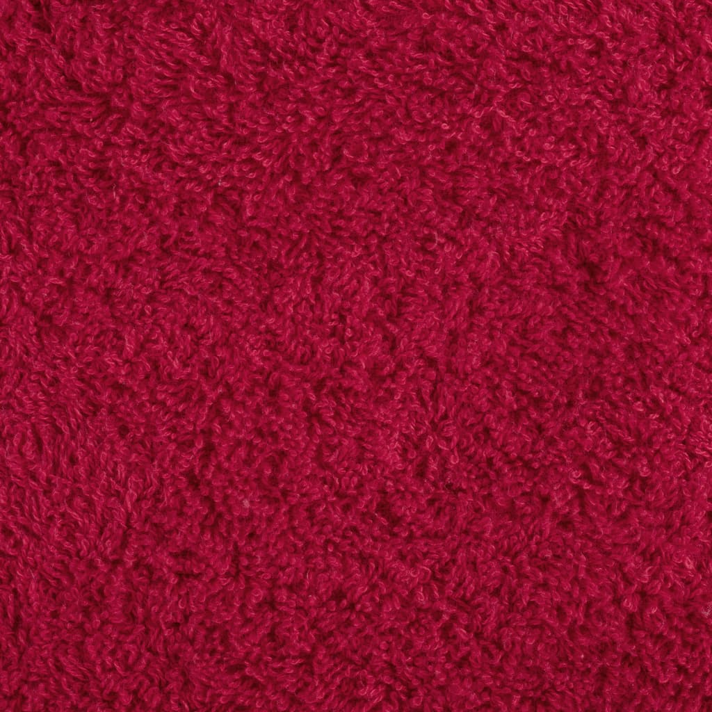 vidaXL Ręczniki premium SOLUND 4 szt., czerwone, 100x200 cm, 600 g/cm²