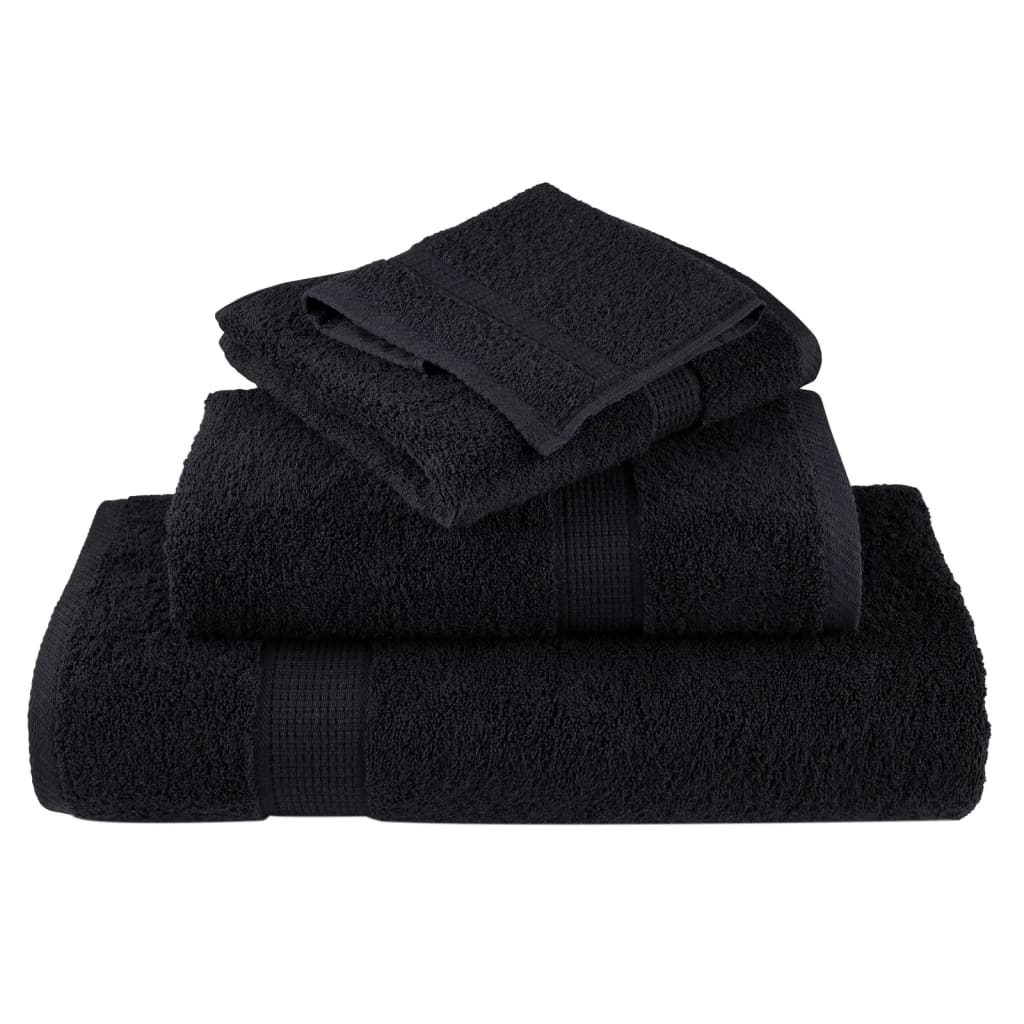 vidaXL Ręczniki premium, SOLUND, 4 szt., 100x150 cm, 600 g/m²